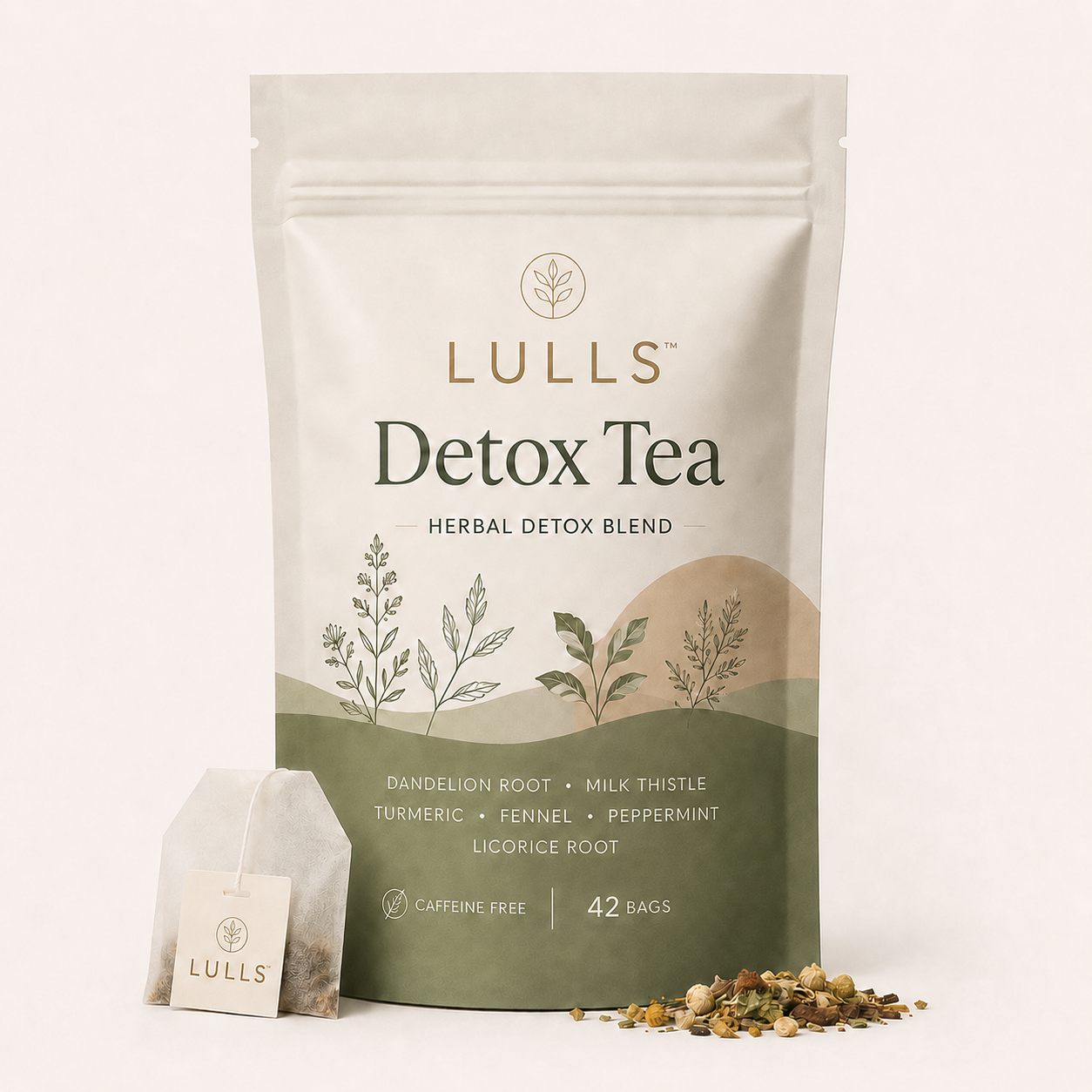 LULLS Depuff Tea morning ritual