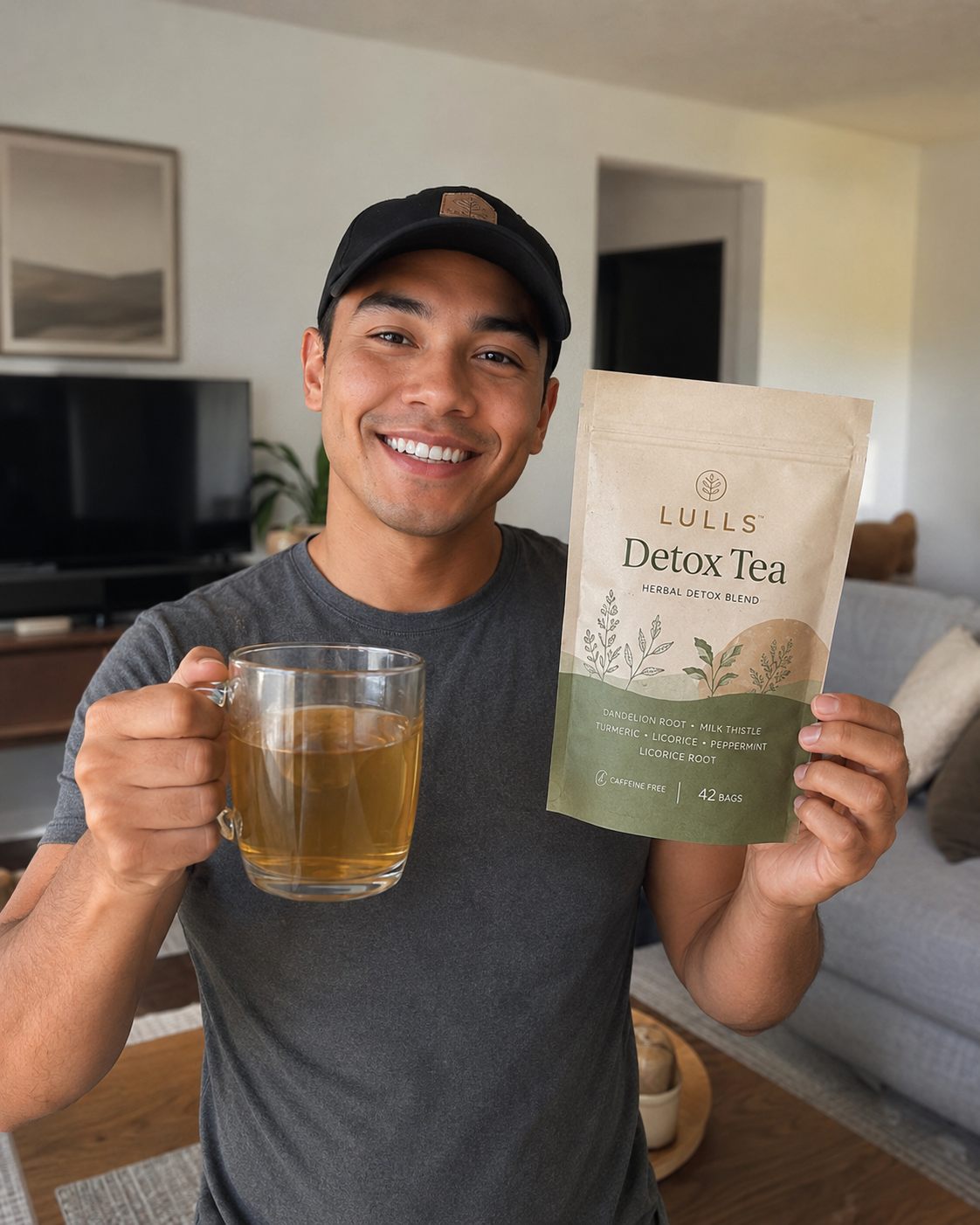 LULLS Depuff Tea customer