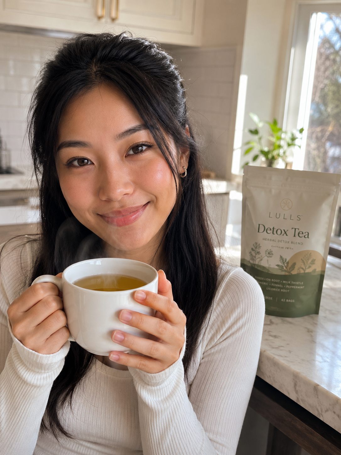 LULLS Depuff Tea lifestyle